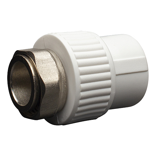 Муфта полипропиленовая PP-R комб. с нак.гайкой в./р. DN 32х1" СТМ ПЛАСТ