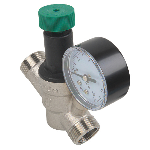 Редуктор давления поршневой 1/2" с манометром ONDO