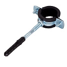 Хомут 1" (32-38мм) металлорезиновый с дюбелем и шурупом CTM_1