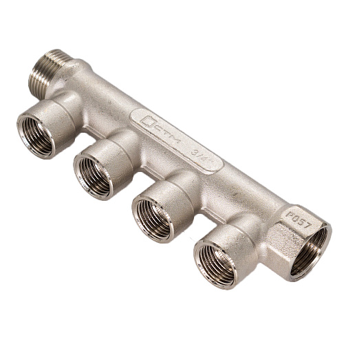 Коллектор 4 выхода (внутренняя резьба) 1"х1/2" СТМ Коллектор 4 выхода (внутренняя резьба) 1"х1/2" СТМ