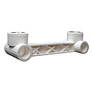 Тройник PP-R двойной комб. с крепл. вн./р. DN 20х1/2" СТМ ПЛАСТ