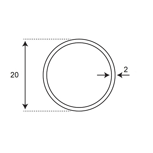 Труба металлопластиковая 20х2 (уценка) CTM (бухта 100м)