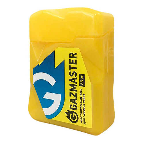 Нить сантех. д/герметизации резьбовых соед. 25м GAZMASTER Нить сантех. д/герметизации резьбовых соед. 25м GAZMASTER