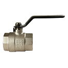 Кран шаровой для воды 1-1/2" г/г рычаг,  никель,  ONDO_2