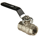 Кран шаровой для воды 1/2" г/г рычаг,  никель,  ONDO_1