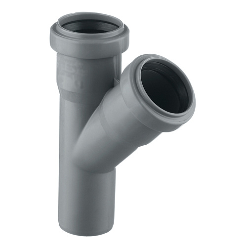Тройник канализационный 45 град. DN 40 Тройник канализационный 45 град. DN 40
