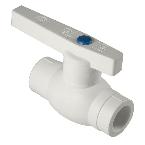 Кран шаровой PP-R DN 32 СТМ ПЛАСТ (шар стальной)