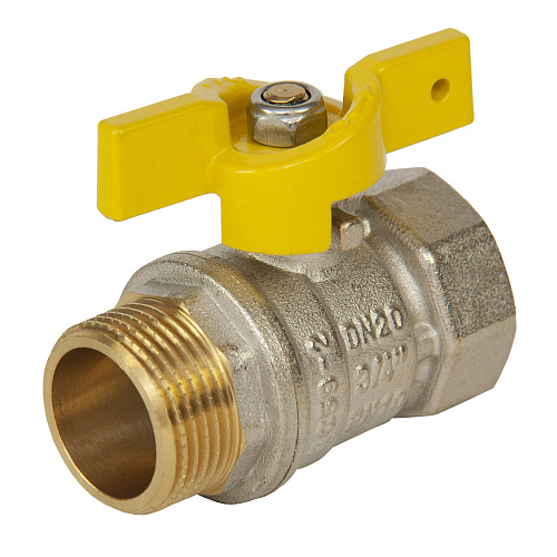 Кран шаровой для газа 3/4" г/ш бабочка CTM ГАЗ