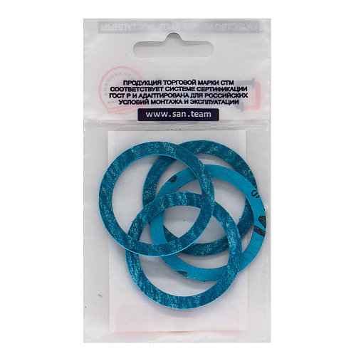 Набор прокладок из безасбестового паронита 1-1/4* 42х33 h=2мм  (4шт) СТМ