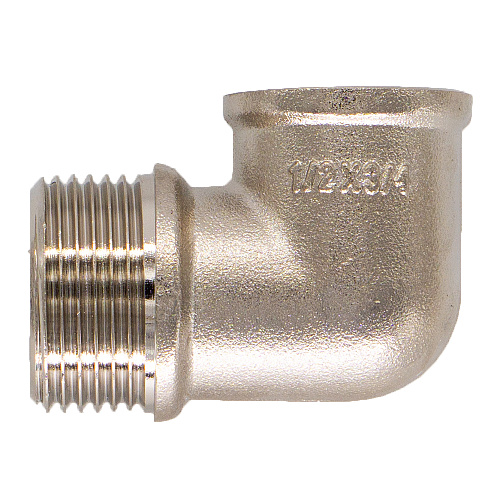 Уголок латунный переходной 1"x1/2" г/ш CTM