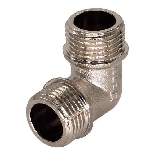 Уголок латунный с ограничителем  1/2" ш/ш CTM