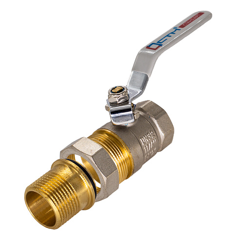 Кран шаровой 1-1/4" с накидной гайкой рычаг CTM СТАНДАРТ