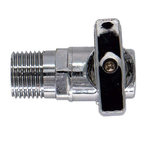 Кран шаровой для бытовых приборов угл. 1/2"х1/2" г/ш удлин.резьба с отражат. бабочка, хромированный СТМ Кран шаровой для бытовых приборов угл. 1/2"х1/2" г/ш удлин.резьба с отражат. бабочка, хромированный СТМ