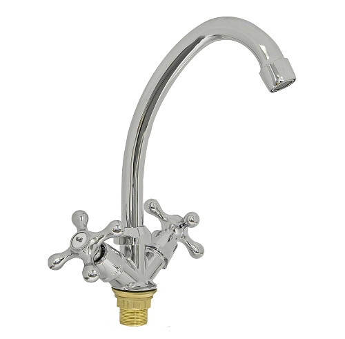 Смеситель ROEGEN RP033A для кухни, 1/2" рез., на гайке Смеситель ROEGEN RP033A для кухни, 1/2" рез., на гайке