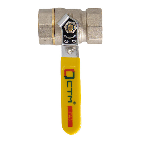 Кран шаровой для газа 1/2" г/г рычаг CTM ГАЗ