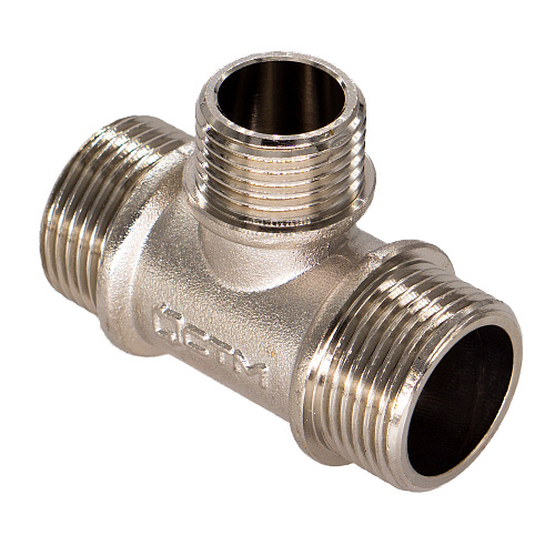 Тройник резьбовой переходной  3/4"x1/2"x3/4" ш/ш/ш CTM