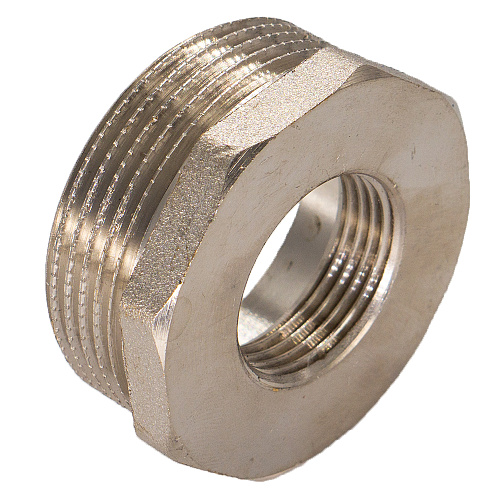 Футорка латунная резьбовая 1-1/2"х3/4" ш/г СТМ