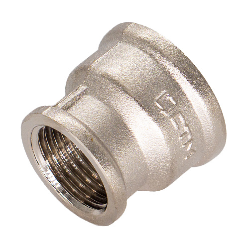 Муфта латунная резьбовая переходная  1-1/4"х  1/2" г/г CTM Муфта латунная резьбовая переходная  1-1/4"х  1/2" г/г CTM