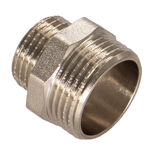 Ниппель латунный переходной 1-1/4"x3/4" ш/ш CTM Ниппель латунный переходной 1-1/4"x3/4" ш/ш CTM