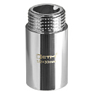 Удлинитель труб латунный  1/2" г/ш x 30 мм CTM_1