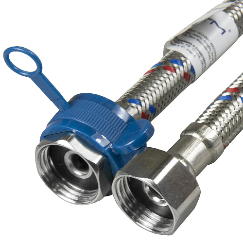 Подводка для воды сталь 1/2" г/г 180 cм CTM Подводка для воды сталь 1/2" г/г 180 cм CTM