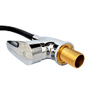 Смеситель ROEGEN RG014N для кухни,  40 мм,  на гайке,  с боковой металлической ручкой,  с гибким черным_3