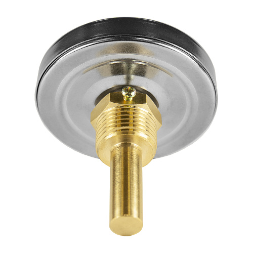 Термометр биметаллический d 63мм, с погружной гильзой, измерение до +120°С СТМ Термометр биметаллический d 63мм, с погружной гильзой, измерение до +120°С СТМ