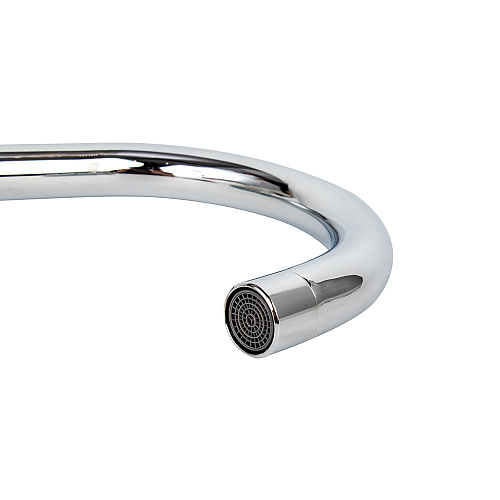 Смеситель ROEGEN RG014U для кухни, 40 мм, на гайке, c боковой металлической ручкой