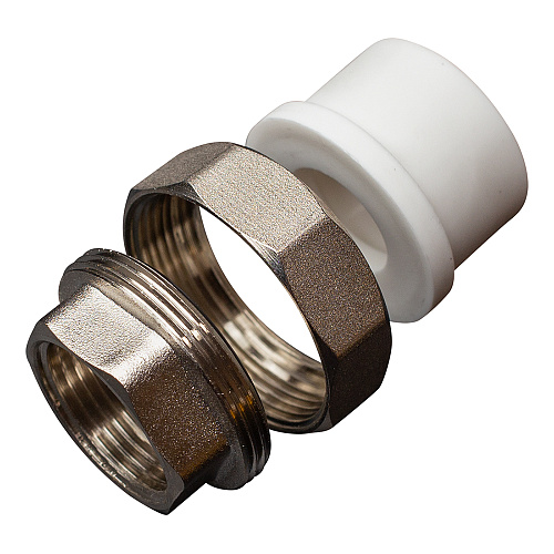 Муфта полипропиленовая PP-R комб. разъемная вн./р. DN 20х1" СТМ ПЛАСТ