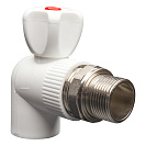 Кран шаровой PP-R для радиатора угловой DN 20х3/4" СТМ ПЛАСТ_2