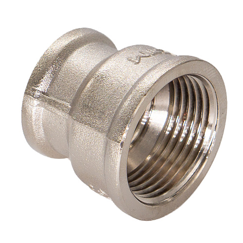 Муфта латунная резьбовая переходная  1-1/4"х  1/2" г/г CTM Муфта латунная резьбовая переходная  1-1/4"х  1/2" г/г CTM