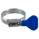 Хомут стальной винтовой с барашком 1" (13-26мм) 9мм СТМ