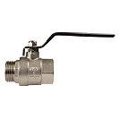 Кран шаровой для воды 1" г/ш рычаг,  никель,  ONDO_2