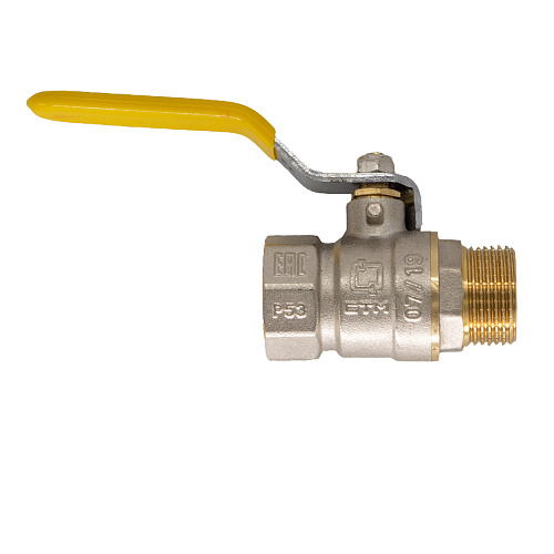 Кран шаровой для газа 3/4" г/ш рычаг CTM ГАЗ Кран шаровой для газа 3/4" г/ш рычаг CTM ГАЗ