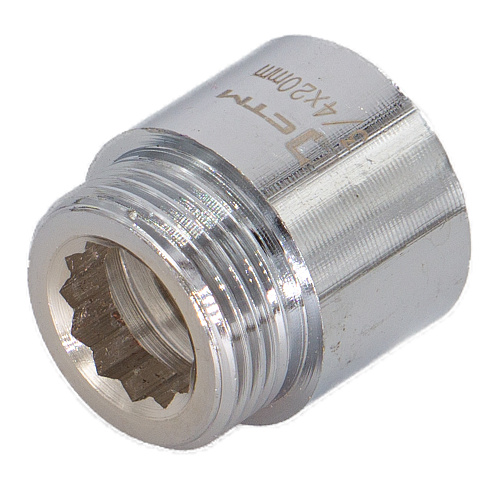 Удлинитель труб латунный 1" г/ш x 50 мм CTM Удлинитель труб латунный 1" г/ш x 50 мм CTM