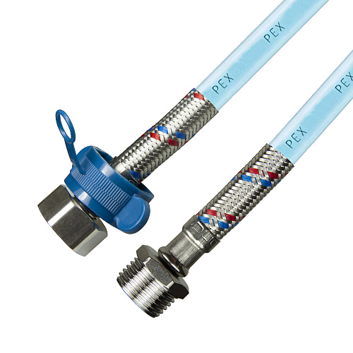 Подводка для воды PEX-сталь 1/2" г/ш 60 cм ONDO