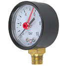 Манометр радиального подключения 1/4",  измерение до 10 бар СТМ_2