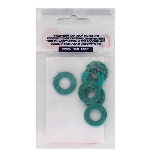 Набор прокладок из безасбестового паронита 1/2" * 19х10, h=2мм (6шт) СТМ