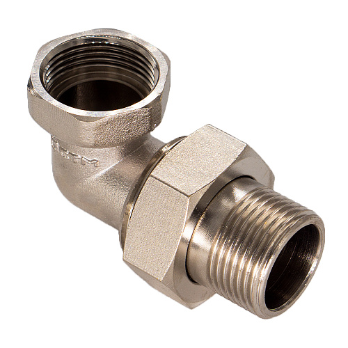 Соединитель с накид. гайкой угловой  1" г/ш CTM