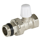 Запорный клапан для радиатора прямой (с уплотнительным кольцом) 1/2" CTM ТЕРМО