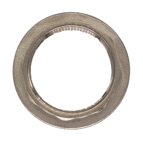 Контргайка латунная резьбовая с ребордой 1-1/4" г/г CTM