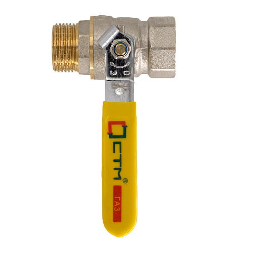 Кран шаровой для газа 1/2" г/ш рычаг CTM ГАЗ