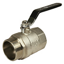 Кран шаровой для воды 2" г/ш рычаг,  никель,  ONDO