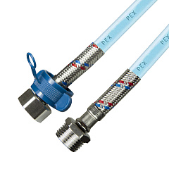 Подводка для воды PEX-сталь 1/2" г/ш 50 cм ONDO