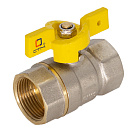 Кран шаровой для газа 1/2" г/г бабочка CTM ГАЗ