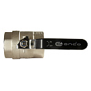 Кран шаровой для воды 2" г/г рычаг,  никель,  ONDO_4