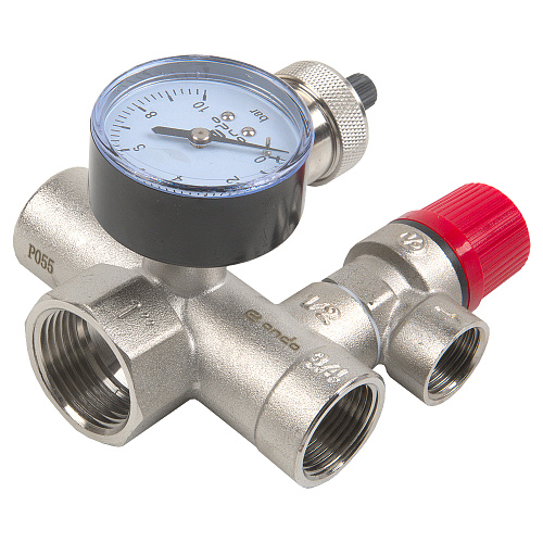 Группа безопасности котла проходная 1"  (6 бар) ONDO