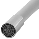 Смеситель FLOE FK234-DW для кухни,  40 мм,  на гайке, с бок.штыревой ручкой, с гибким белым изливом_2