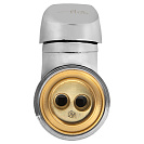 Смеситель FLOE FK234-GO для кухни,  40 мм,  на гайке,  с боковой ручкой,  с гибким оранжевым изливом_4