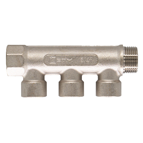 Коллектор 3 выхода (внутренняя резьба) 1"х1/2" СТМ